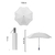 圓角反光條摺疊雨傘