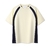 240克重磅純棉撞色圓領短袖T恤衫