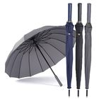 素色16骨高爾夫雨傘