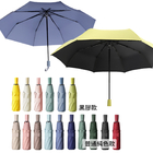 純色三摺手動廣告雨傘