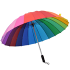 24色彩色直傘